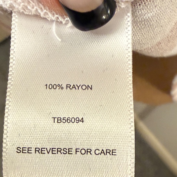 Casual Striped Button-Down Shirt - Pink and White - Picture 7 of 7